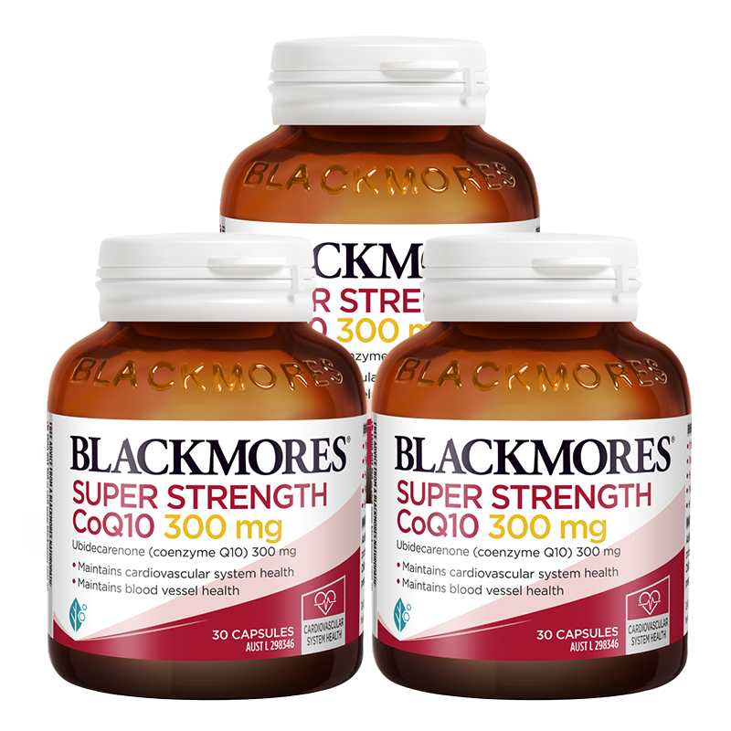 �ļѱ�Blackmores��øq10������300mg ������������Ѫ�� 30��/ƿ*3