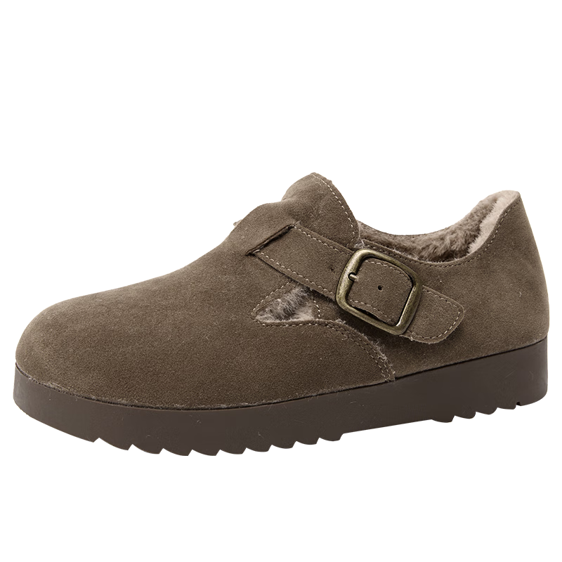 ������ײ���ЬŮ����2025�¿�������⴩һ�ŵŲ���ѩ��Ь��Ь ��ɫ 35 84.27Ԫ