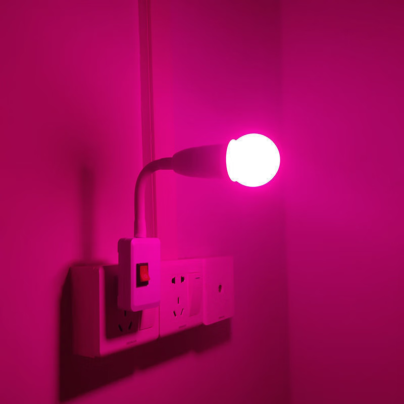 创京懿选led情趣浪漫粉色插电小夜灯卧室床头遥控插座灯夫妻氛围壁灯