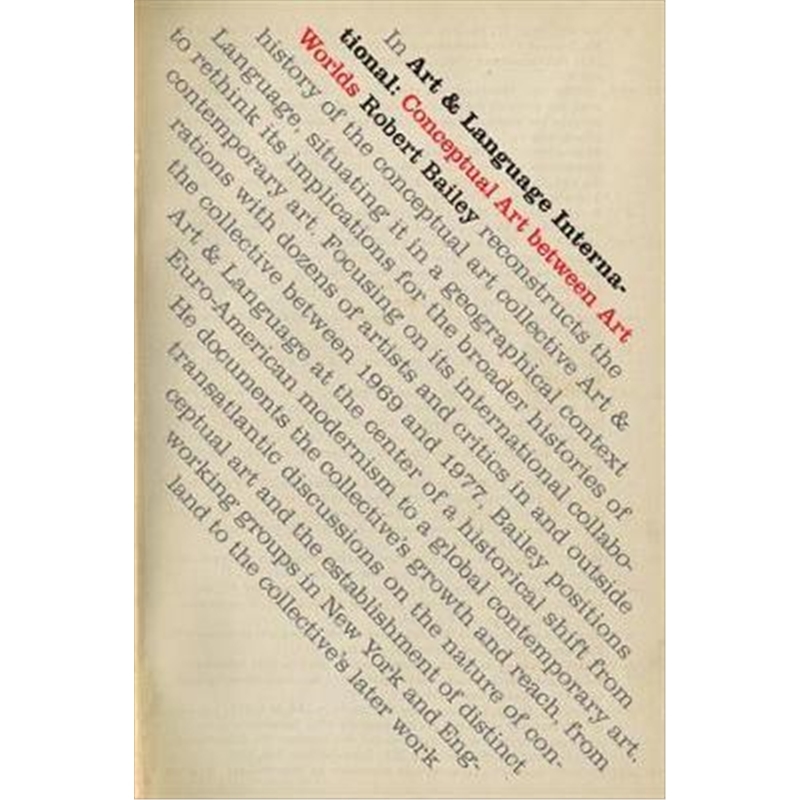 预订art & language international:conceptual art be