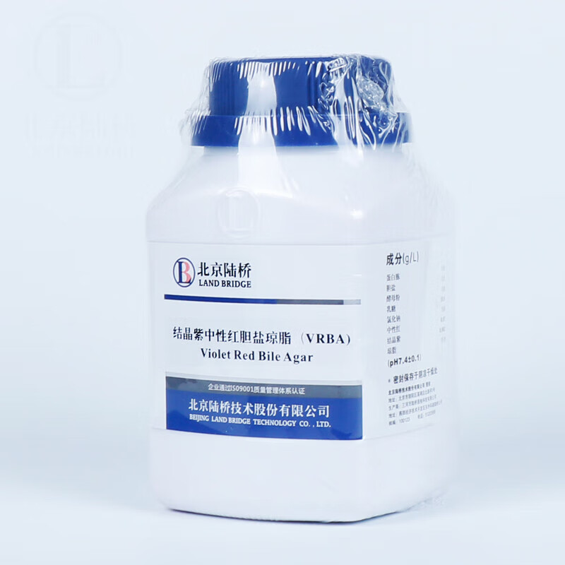 仁聚益定制新批次北京陆桥平板计数tcbs结晶紫中性红胆盐营养琼脂培养