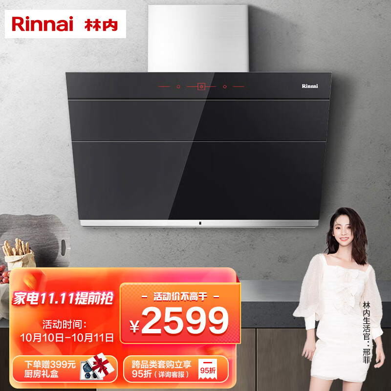 林内(rinnai)油烟机 抽油烟机吸油烟机 18m06/min一级能效18立方米