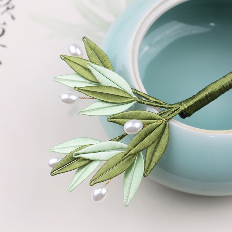 珀芙蔓手工制作头饰品自己做缠花发簪diy材料包手工制作古风汉服明制