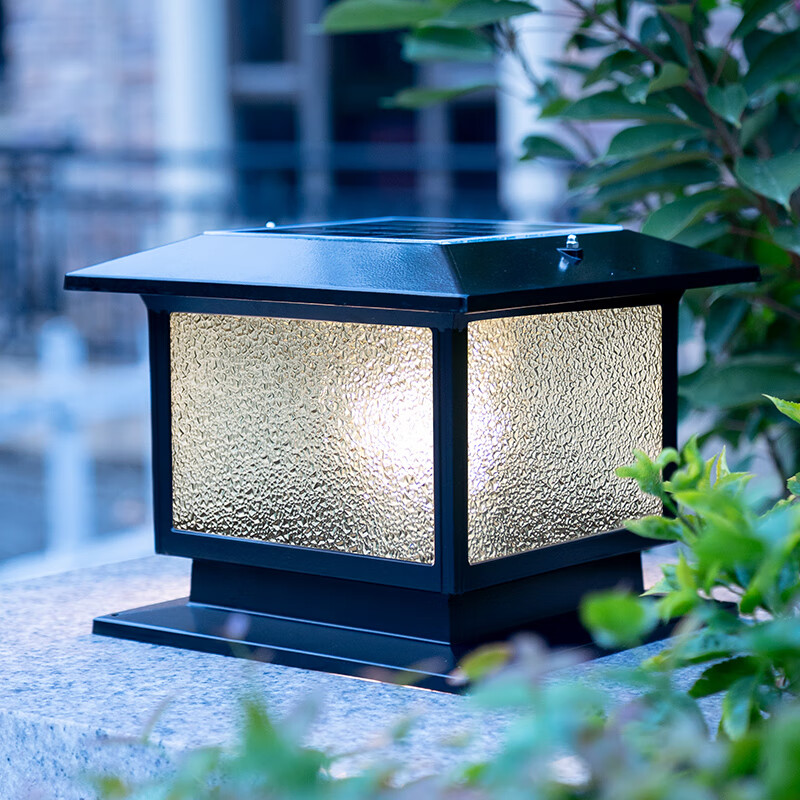 林爵(linjue) 太阳能柱头灯led户外防水家用室外景观庭院氛围灯别墅