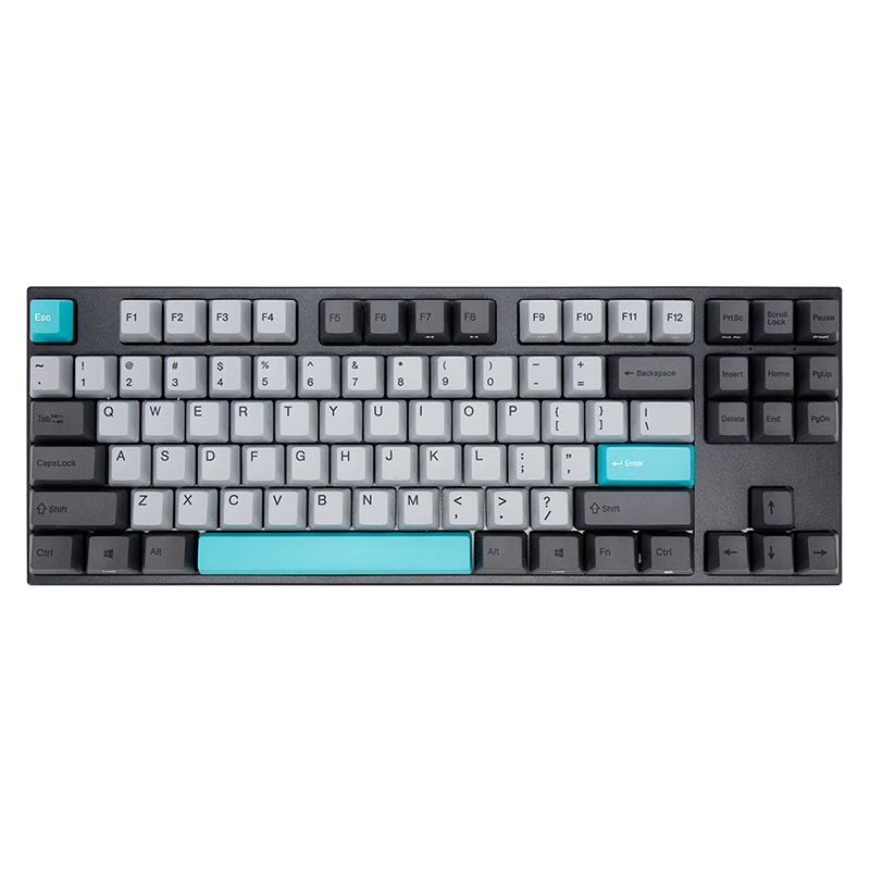 阿米洛（Varmilo） 夜色机械键盘 键盘机械 办公键盘 程序员键盘 游戏键盘 VA87有线夜色 德国cherry红轴