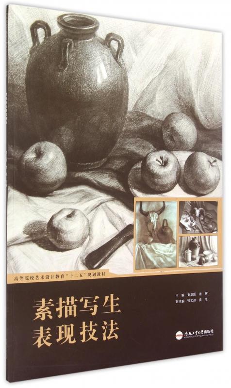 素描写生表现技法黄卫国合肥工业大学出版社9787565023781 绘画书籍