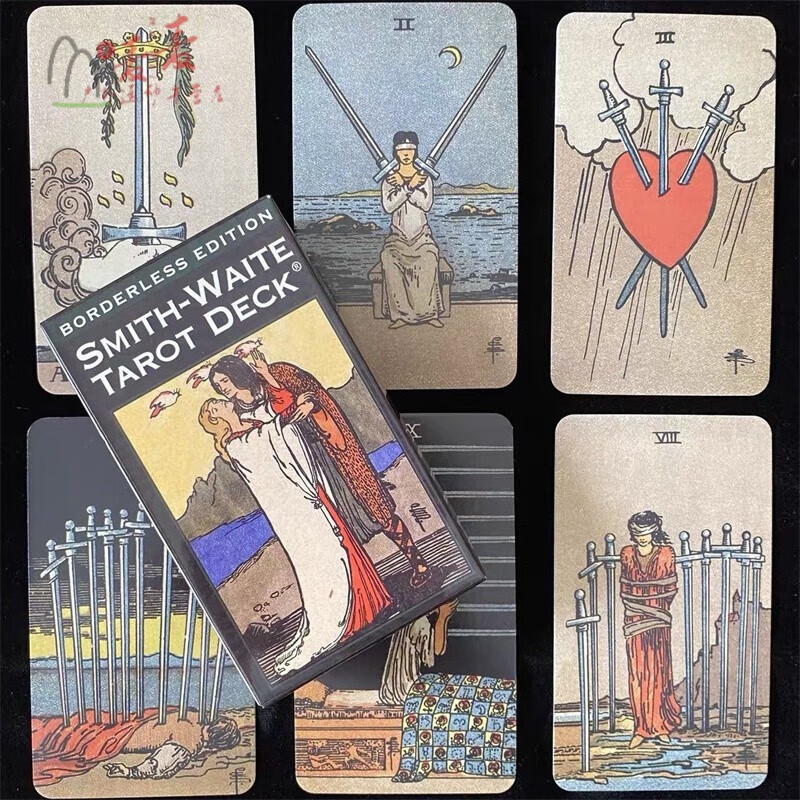 繁鹿百年韦特无边框史密斯新视点韦特神秘漫画牌英文国