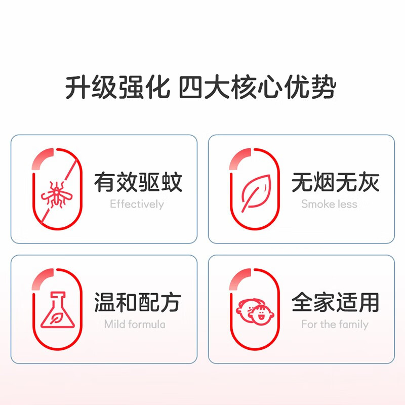 彩虹电热蚊香片电蚊香（灭蚊片）无味驱蚊防蚊子片（灭蚊器）家用室内 【无香无烟】120片+1器