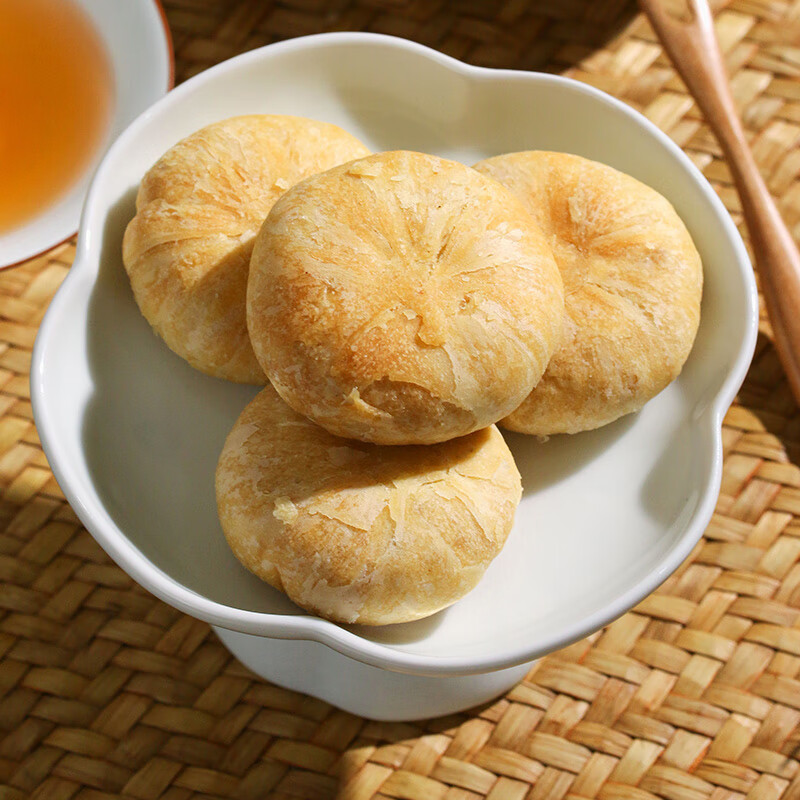 老潮夫寻味潮食 金钱柚子饼潮汕特产汕头美食传统中式糕点心休闲食品