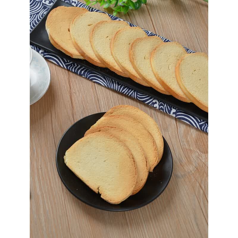 山西产馒头干无添加烤馍片无油香酥原味小馍干馍馍300g*3 原味