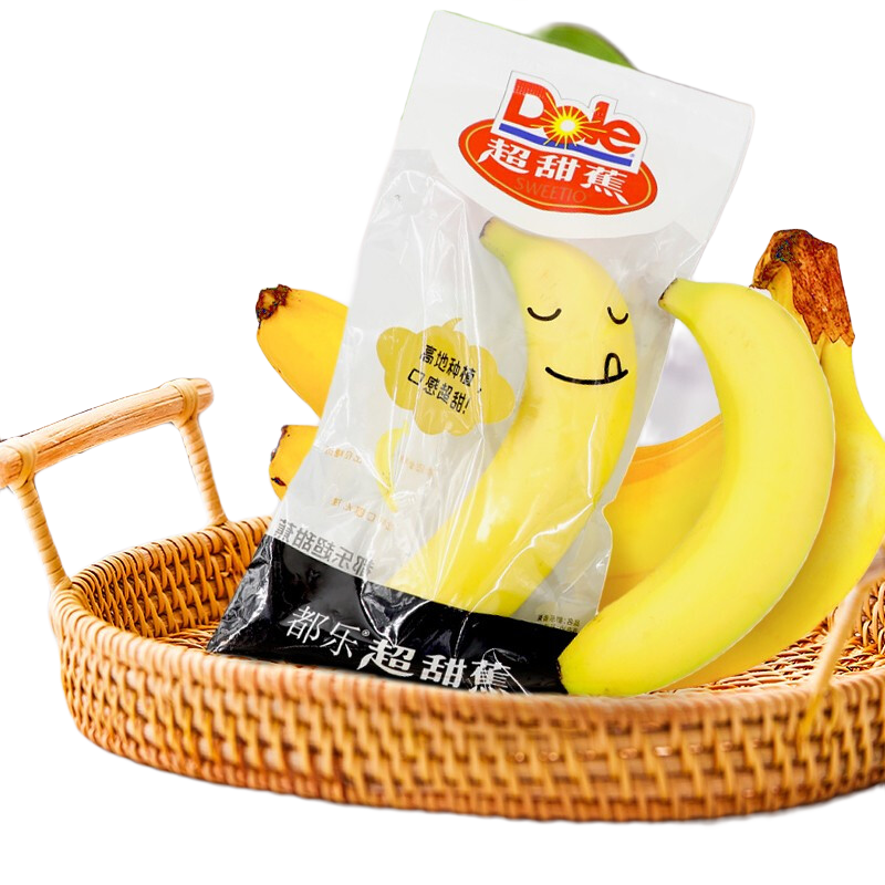 Dole 都乐 菲律宾香蕉 蕉 独立包装 7-8根装单根甜蕉 1KG装