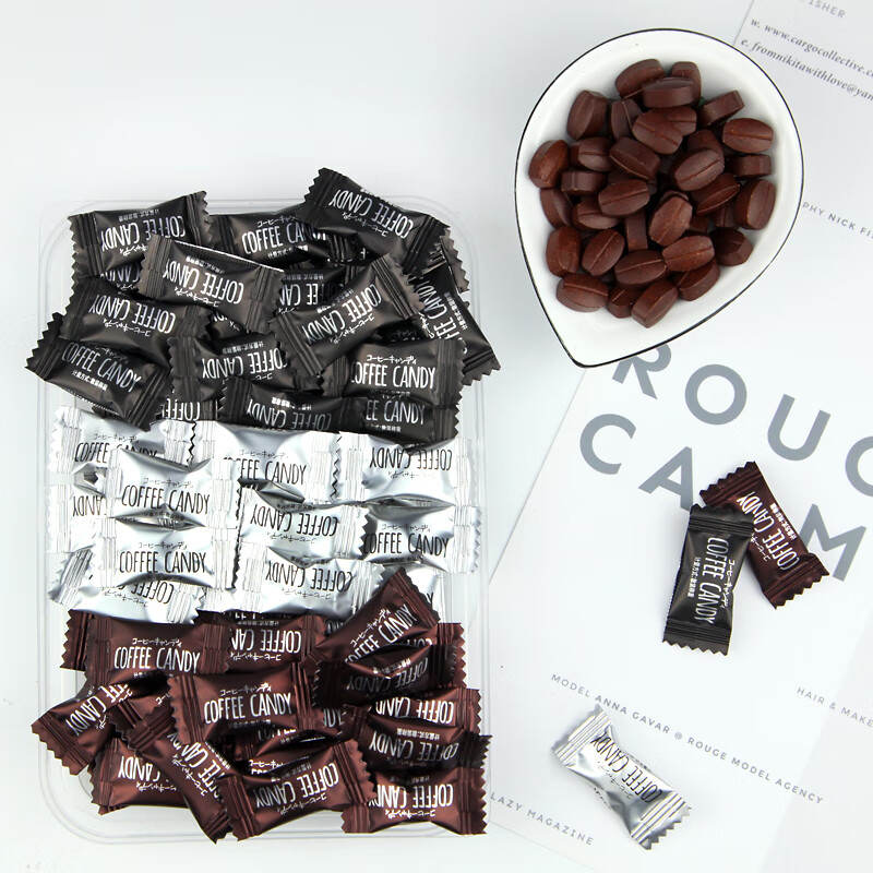 李禧记学雄散装即食浓缩黑咖啡糖盒装特浓网红高颜值办公室零食糖果