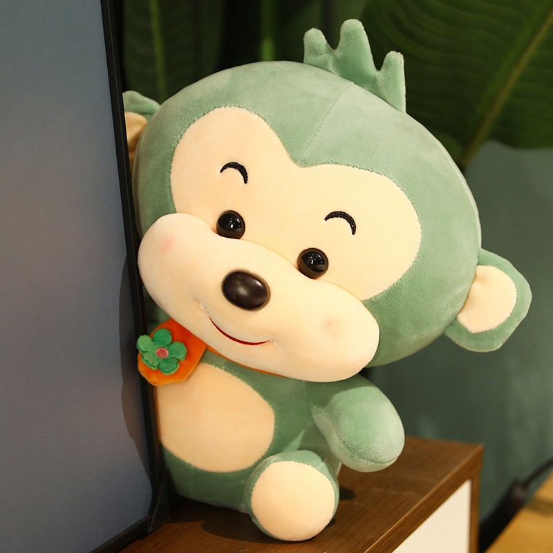 捉趣小猴子玩偶公仔毛绒玩具女孩布娃娃女生睡觉抱枕陪睡安抚儿童礼物