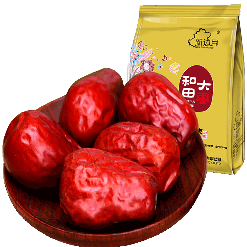 新边界（new boundaries）【新疆红枣】和田特产大枣500g骏枣子大颗粒原产地红枣煲汤煮粥
