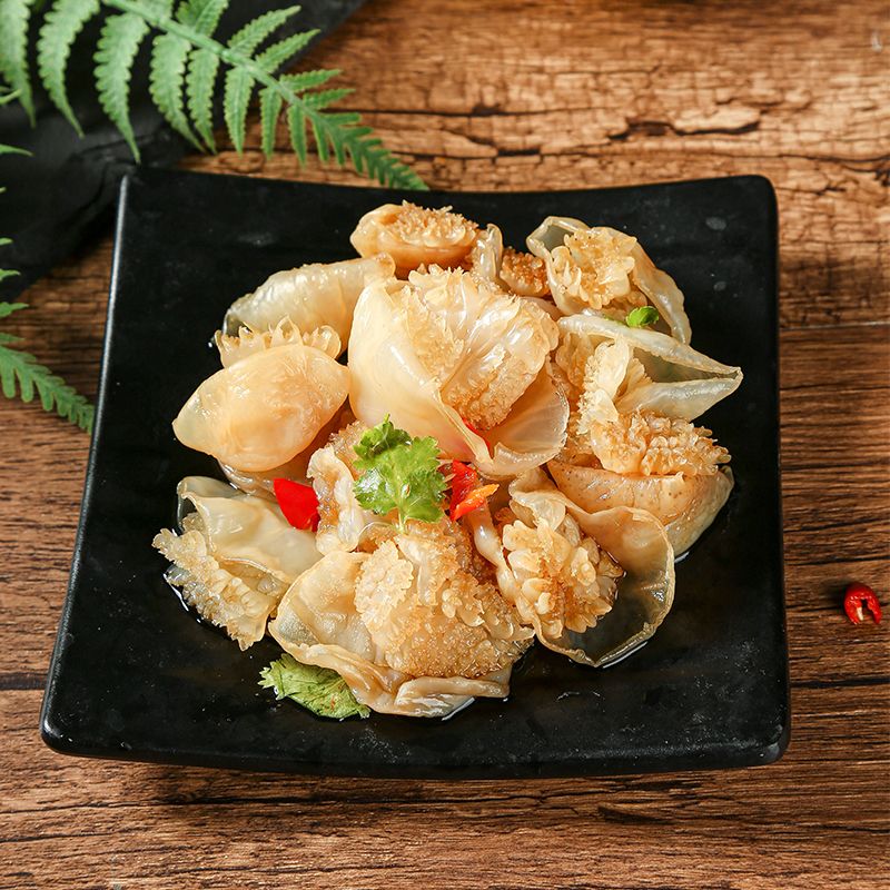 i冬天烫火锅海蜇花福建特产海蜇头减盐水产凉拌菜酒店餐厅 海蜇仔300g