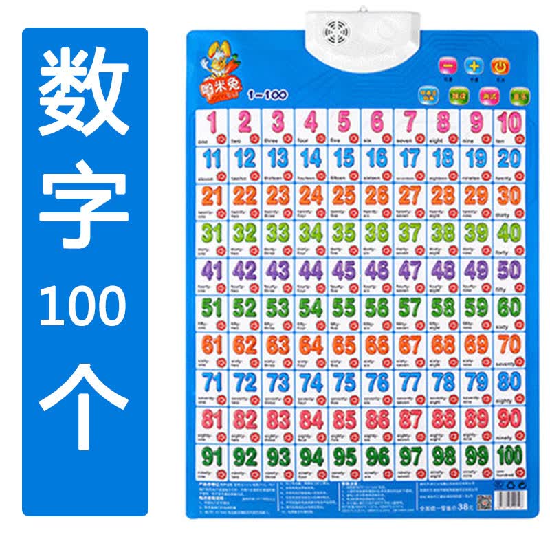 有声挂画早教 有声挂图早教智能幼儿童数字拼音识字母表婴儿宝宝学