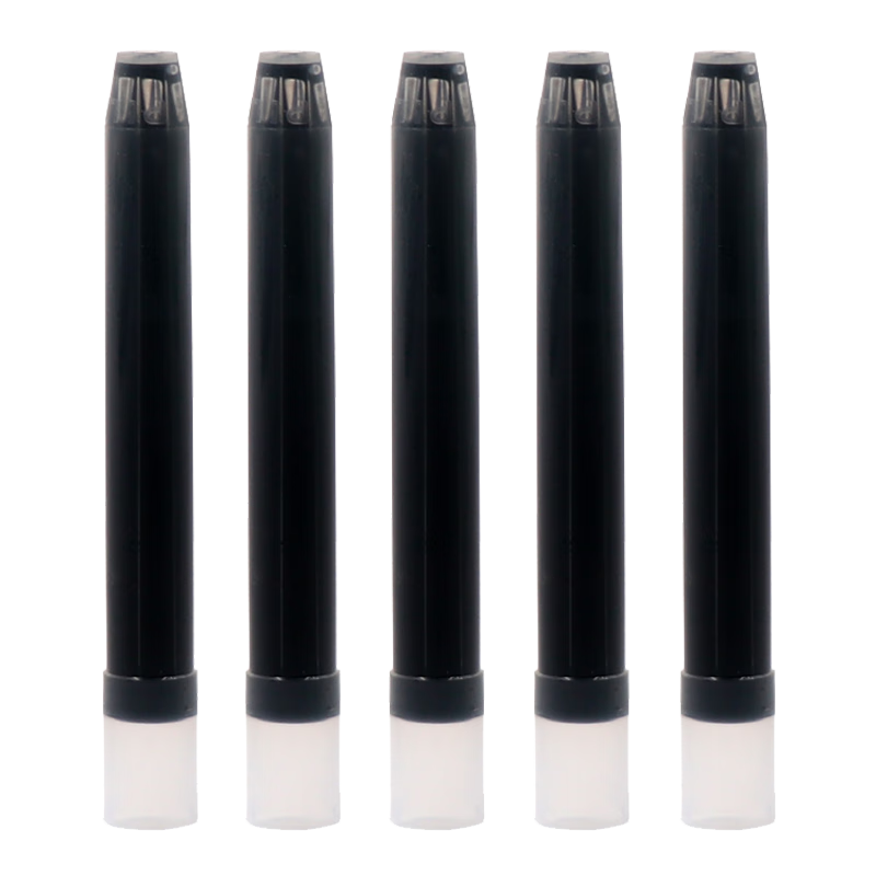 百乐（PILOT）可替换钢笔墨胆 钢笔替芯墨水胆 78G/88G/贵妃50r/笑脸墨水胆 IC-100 黑色 12支装