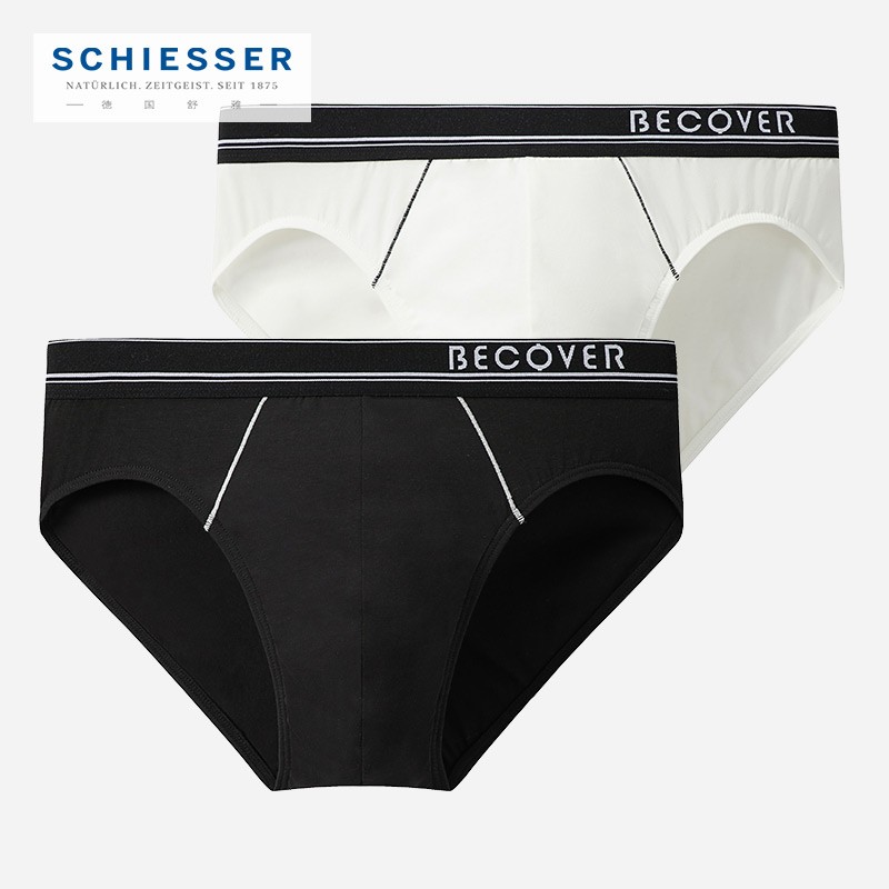 Schiesser�������ڿ����ǿ㾫����Becoverϵ��͸��������ɫ2��װE5/20085S ��ɫ+��ɫ 2�� 2XL