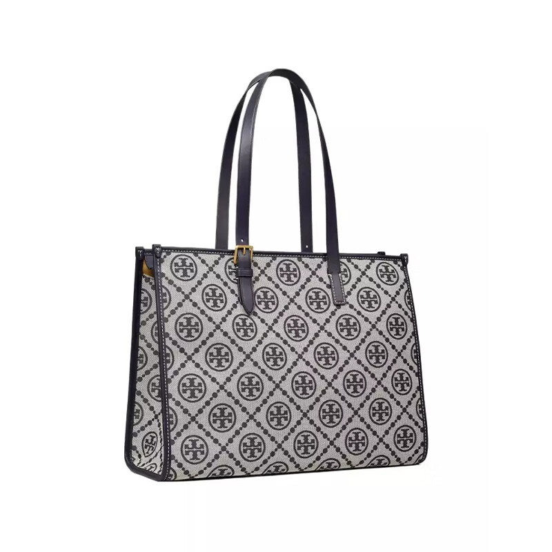 Tory Burch 托里.伯奇()tb手提老花托特包143533 405海军蓝色 大号