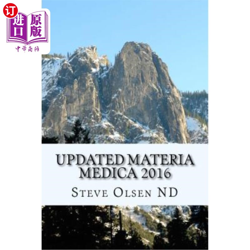 海外直订医药图书updated materia medica 2016 2016年更新版本草