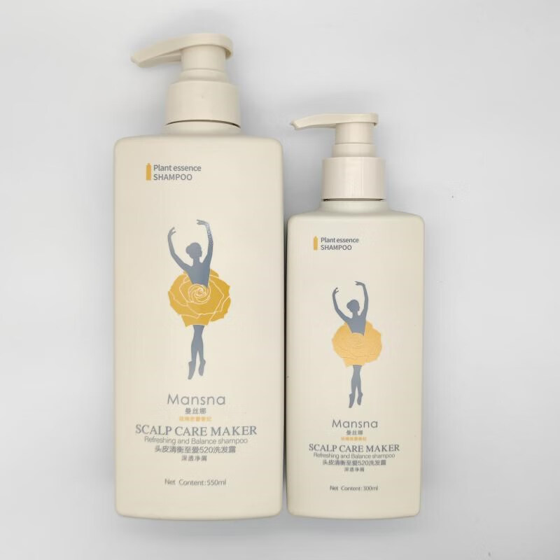 曼丝娜深透净屑洗发露头皮轻衡至爱卓效去屑头皮舒缓天然果香味 曼丝