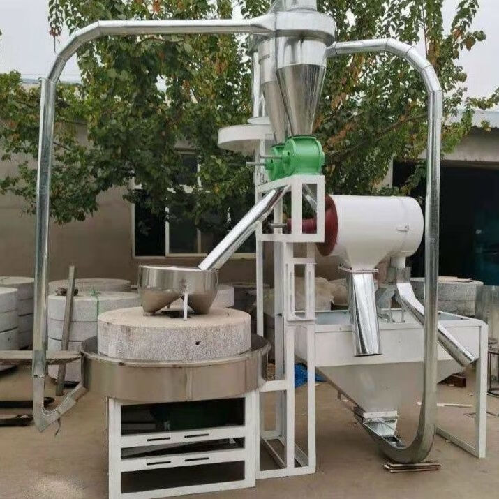 创京懿选大型商用小麦磨面机 石磨面粉机商用大型风运式小麦玉米五谷杂粮 其他型号定制