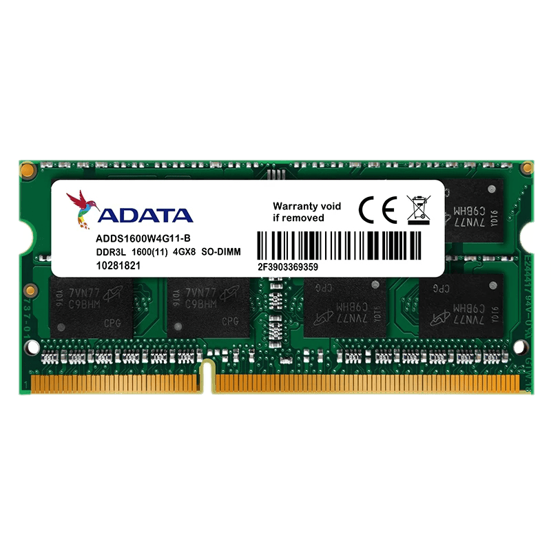 威刚（ADATA）万紫千红DDR3L 1600 8G 笔记本电脑内存条 低电压 兼容4G 1333 支持3代笔记本电脑 16G 内存 4G DDR3 1600低压