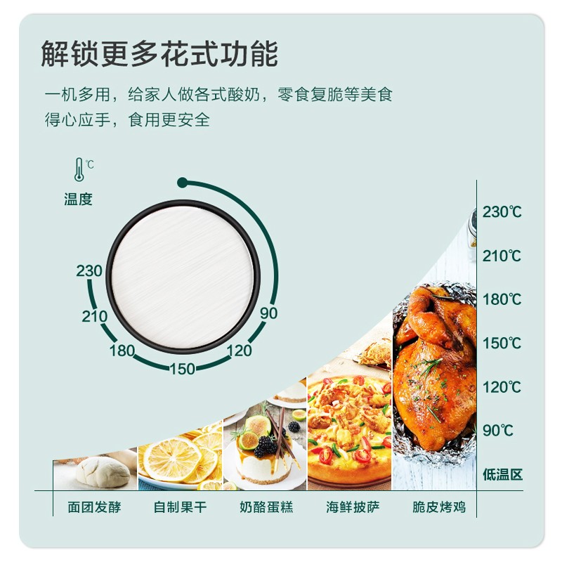 格兰仕(Galanz)40L家用大容量电烤箱独立控温机械式操控照明炉灯多功能烘焙K40 以旧换新