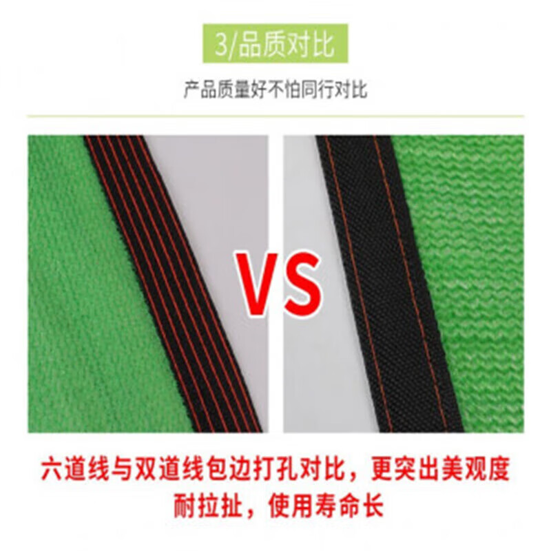 绿色遮阳网加密加厚太阳网隔热车辆防晒遮光遮阴阳台屋楼顶庭院 2米宽×12米长 加密加厚100针