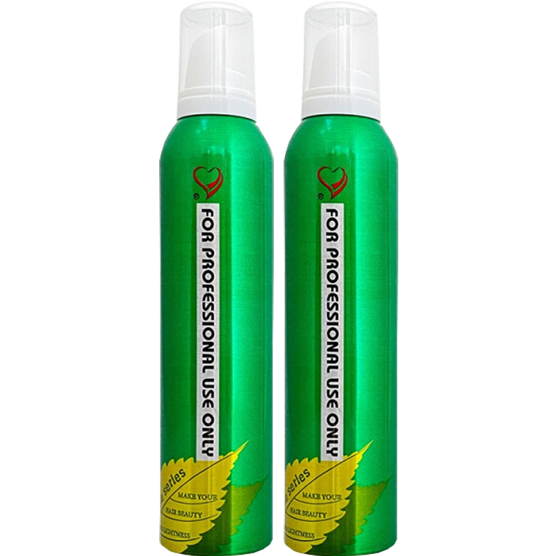 雪雅璐绿色动力泡沫发羊毛卷烫发定型摩丝男士女士保湿蓬松发胶护卷