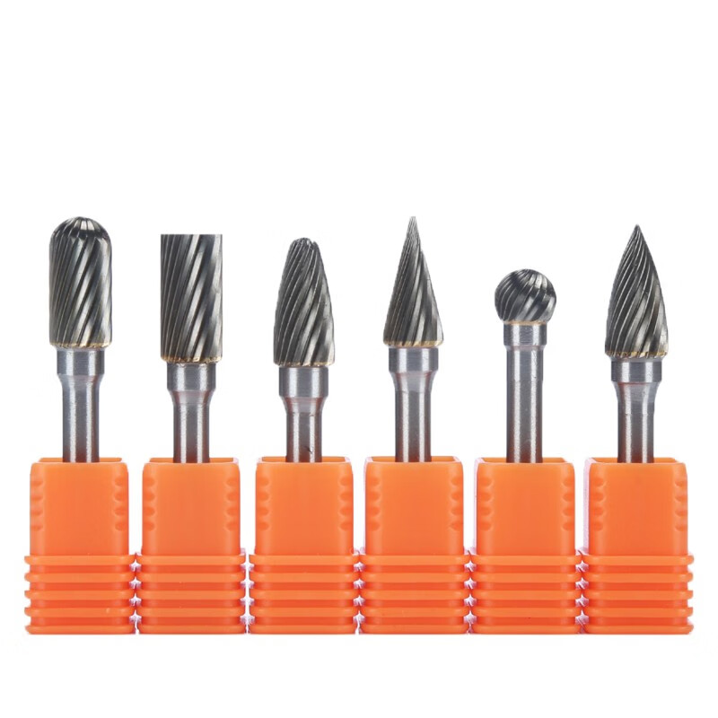 美耐特磨頭金屬打磨鎢鋼硬質(zhì)合金鋼旋轉(zhuǎn)銼A型擴孔銑刀不銹鋼擴眼內(nèi)磨機 單槽A0616M06
