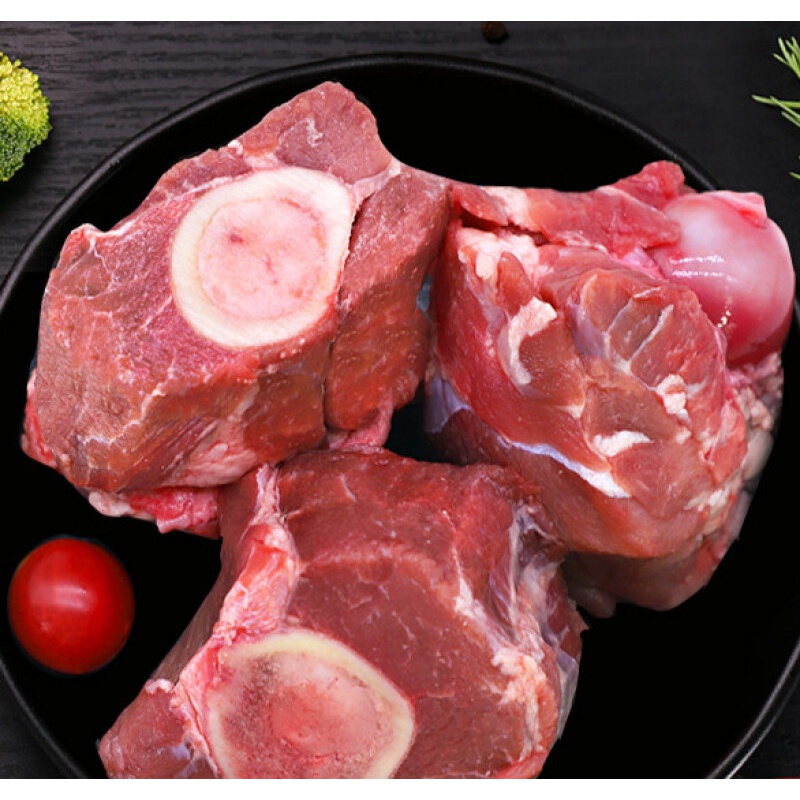 伯贤 筒子骨新鲜猪筒骨多肉猪棒骨大骨头带肉猪腿骨4斤装