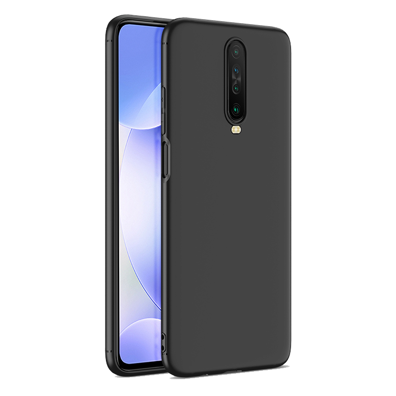 中陌【买壳送膜】小米 红米K40/K40pro 手机壳 Redmi k40pro 全包微砂硅胶手机套防摔软壳保护套外壳 磨砂黑