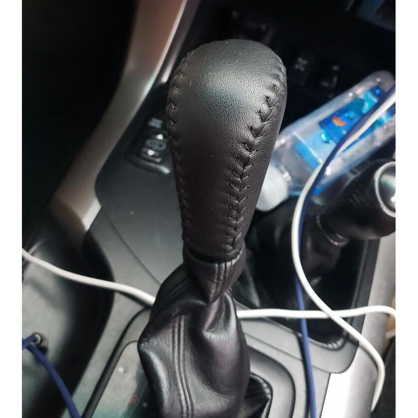 魔阀壳免缝适用于03-09款丰田霸道 普拉多自动真皮挡把套排挡套挂档杆