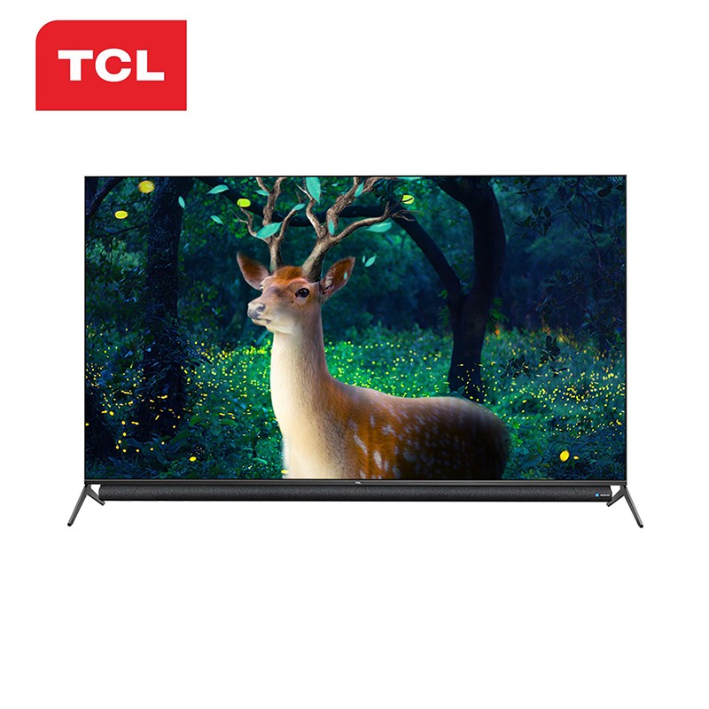 TCL 82P9 82英寸 原色高色域 3+32GB大内存 安桥一体式圆柱音响 无边全面屏平板电视(线下同款）