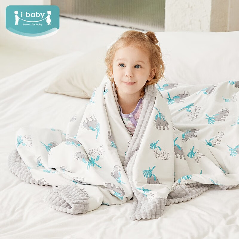 ibaby/Ӣ�ױ�����������̺��ͯ���Ӵ��＾�׶�԰��ͯɴ��������Ӥ���� ˯̺80*100cm/Ϭţ��Ҷ 49Ԫ