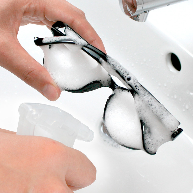 SOFT99原装进口眼镜清洗液镜片清洁剂 洗眼镜水近视镜太阳镜泡沫清洁液 敏感无味 补充装160ml