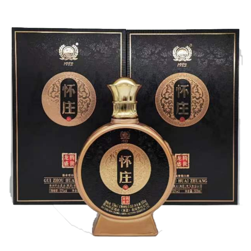 怀庄贵州怀庄酒53度酱香型白酒高度粮食500ml*6瓶 龙腾盛世