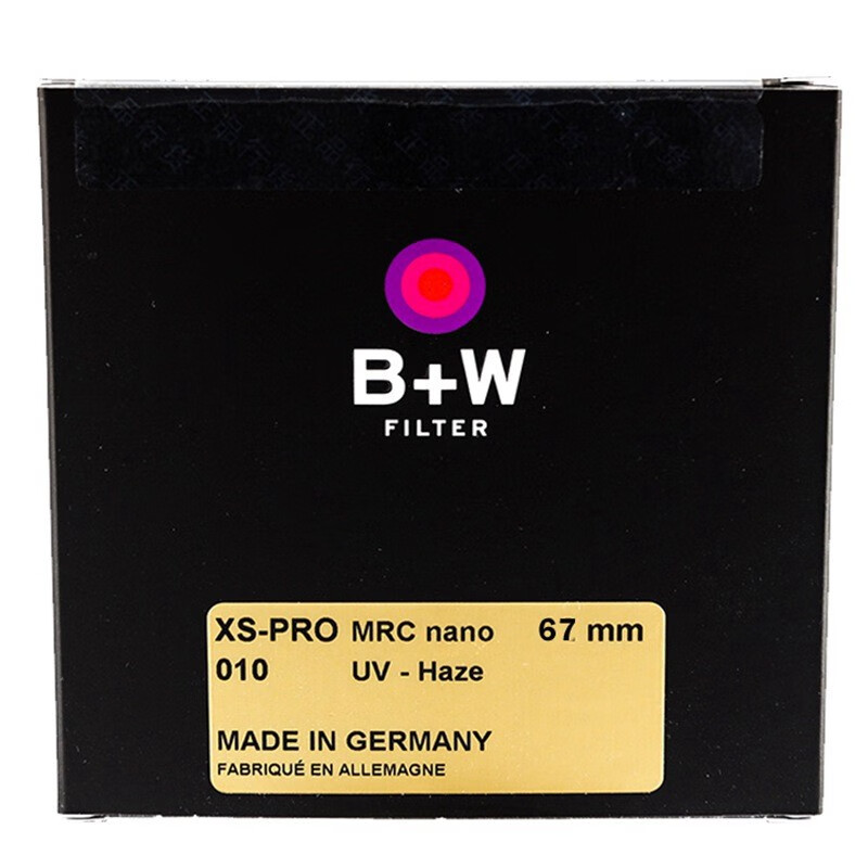 B+W UV滤镜 67mm XS-PRO影响画质吗？