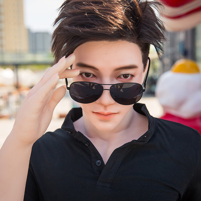 bxa 全身硅胶帅哥肌肉男gay娃娃可插入男女通用真人1:1帅哥猛男 135cm