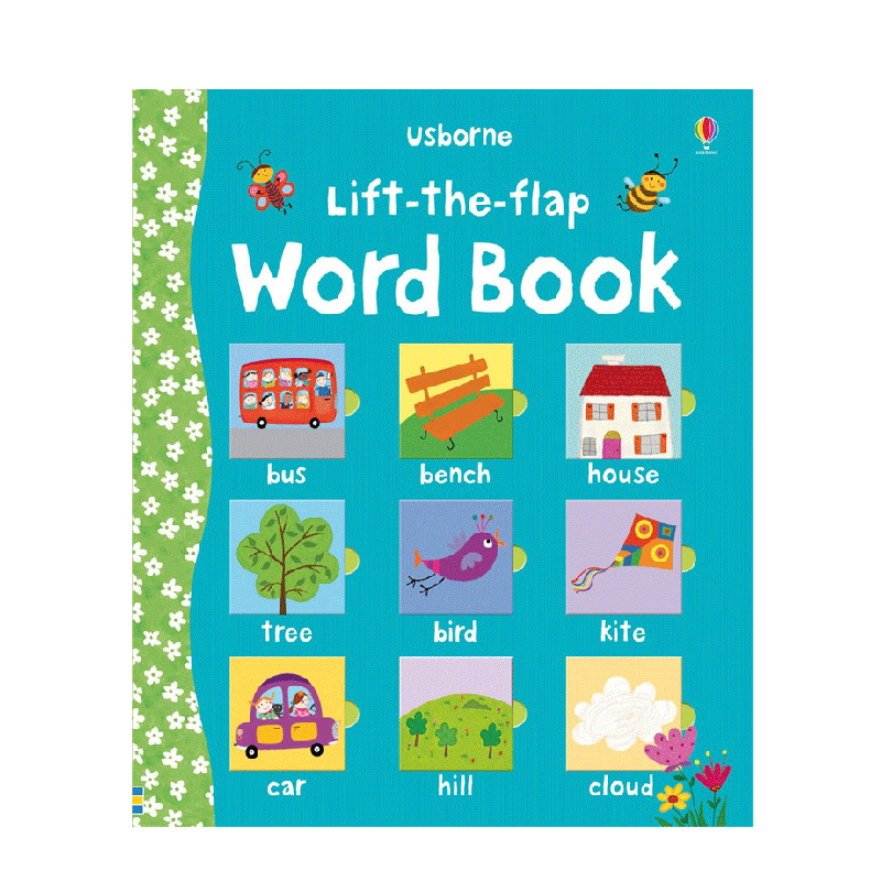 【现货】wordbook单词英文原版儿童翻翻书启蒙认知读物
