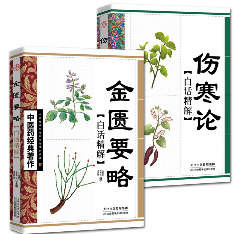 共2册 中医药经典著作-白话精解 伤寒论 +中医药经典著作-白话精解 金匮要略