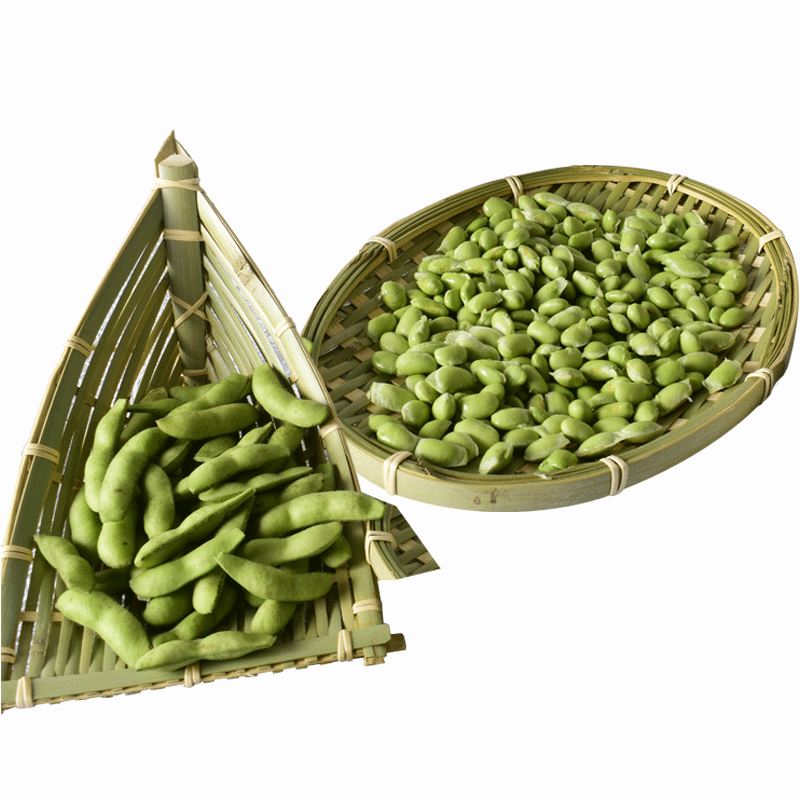 现摘带壳毛豆2.5kg 新鲜青毛豆角 青豆绿豆荚 酒吧烧烤生毛豆荚 2.5kg