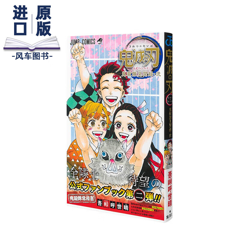 鬼灭之刃官方公式书-鬼杀队*终见闻录二 鬼灭の刃FANBOOK 吾峠呼世晴 日本动漫设定集书籍进口原版