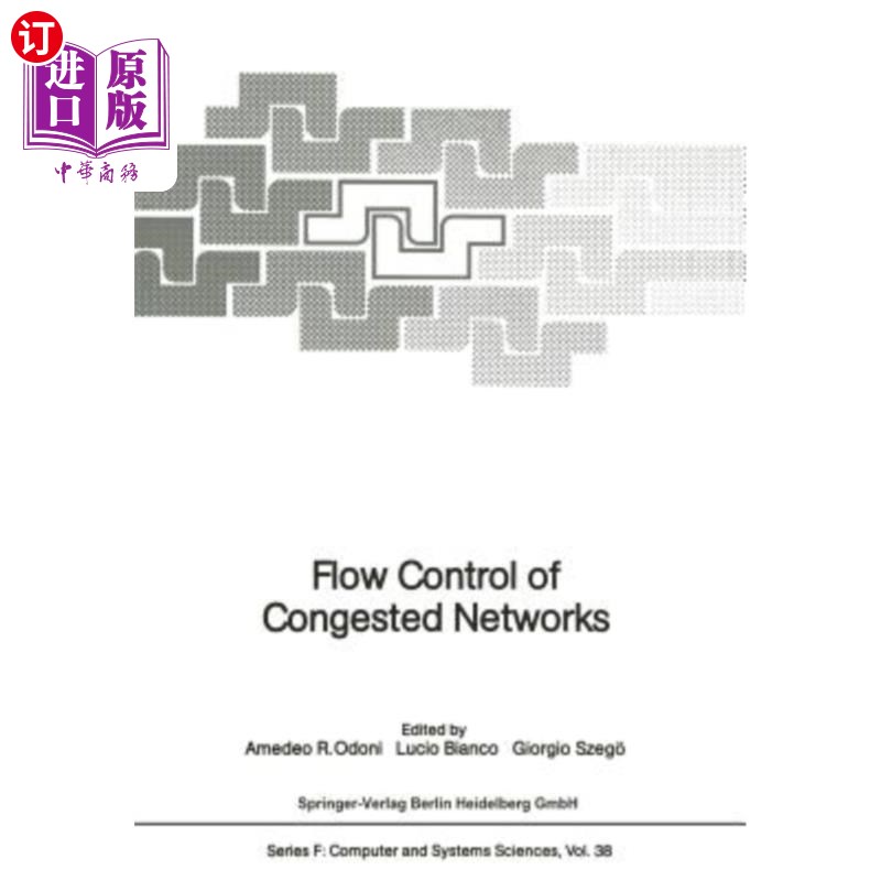 海外直订flow control of congested networks 拥挤网络的流量控制