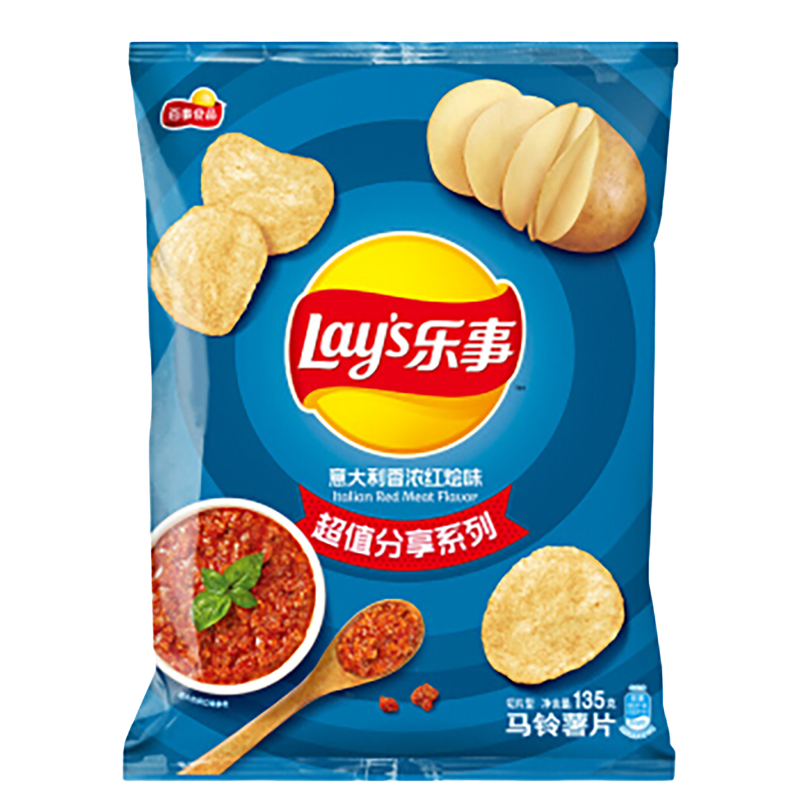 Lay's/���� ��ֵ��Ƭ ������ʳ 135g ���ζ*12����ѡ ��6.89Ԫ/����12����ѡ����82.64Ԫ��
