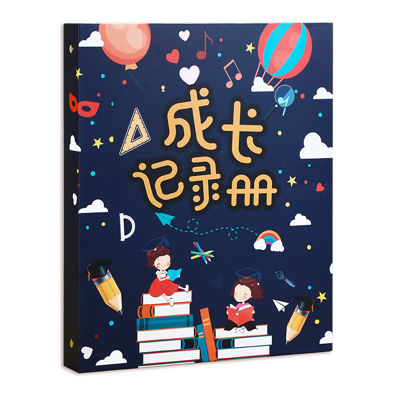 法拉蒙獎狀證書收集冊a4榮譽(yù)證書收納盒小學(xué)生幼兒園兒童寶寶成長記錄相冊本多功能收藏袋獎狀用資料冊大號 成長記錄冊A4/正反可裝80張