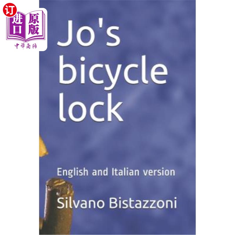海外直订jos bicycle lock: english and italian version 乔的