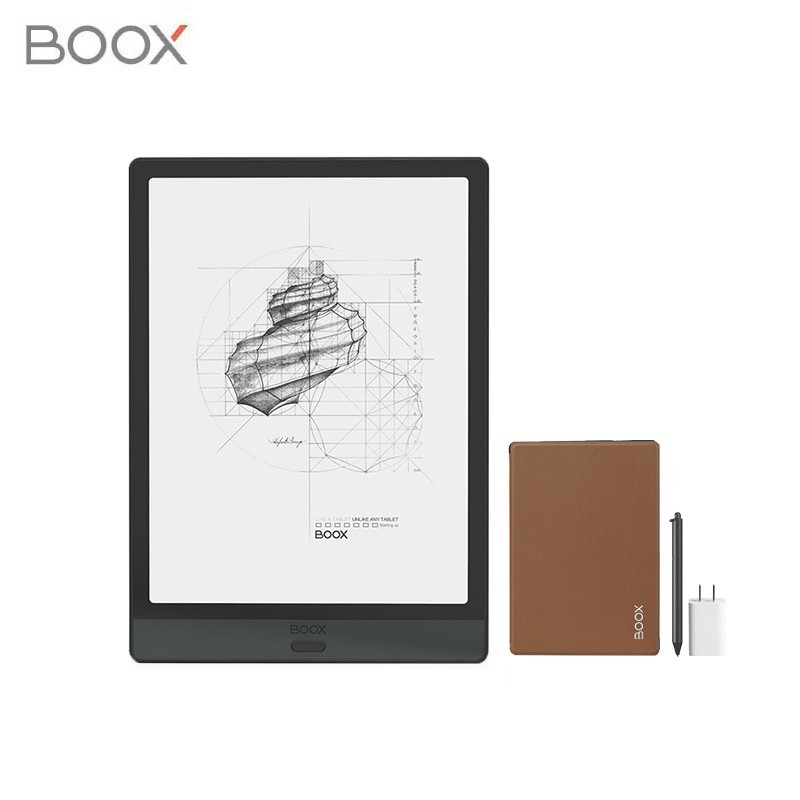 文石BOOX Note3 10.3英寸电子书阅读器 墨水屏电纸书电子纸甄彩棕色套装 智能阅读办公电子笔记本 安卓手写