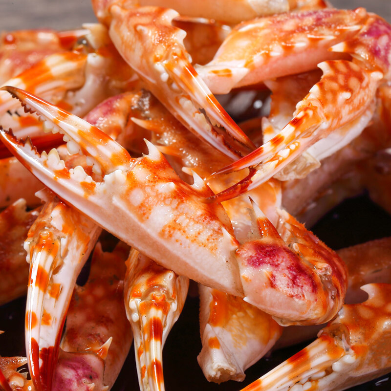 味巴哥醉蟹钳大蟹脚梭子蟹脚即食舟山宁波海鲜特产螃蟹类生腌制品罐装
